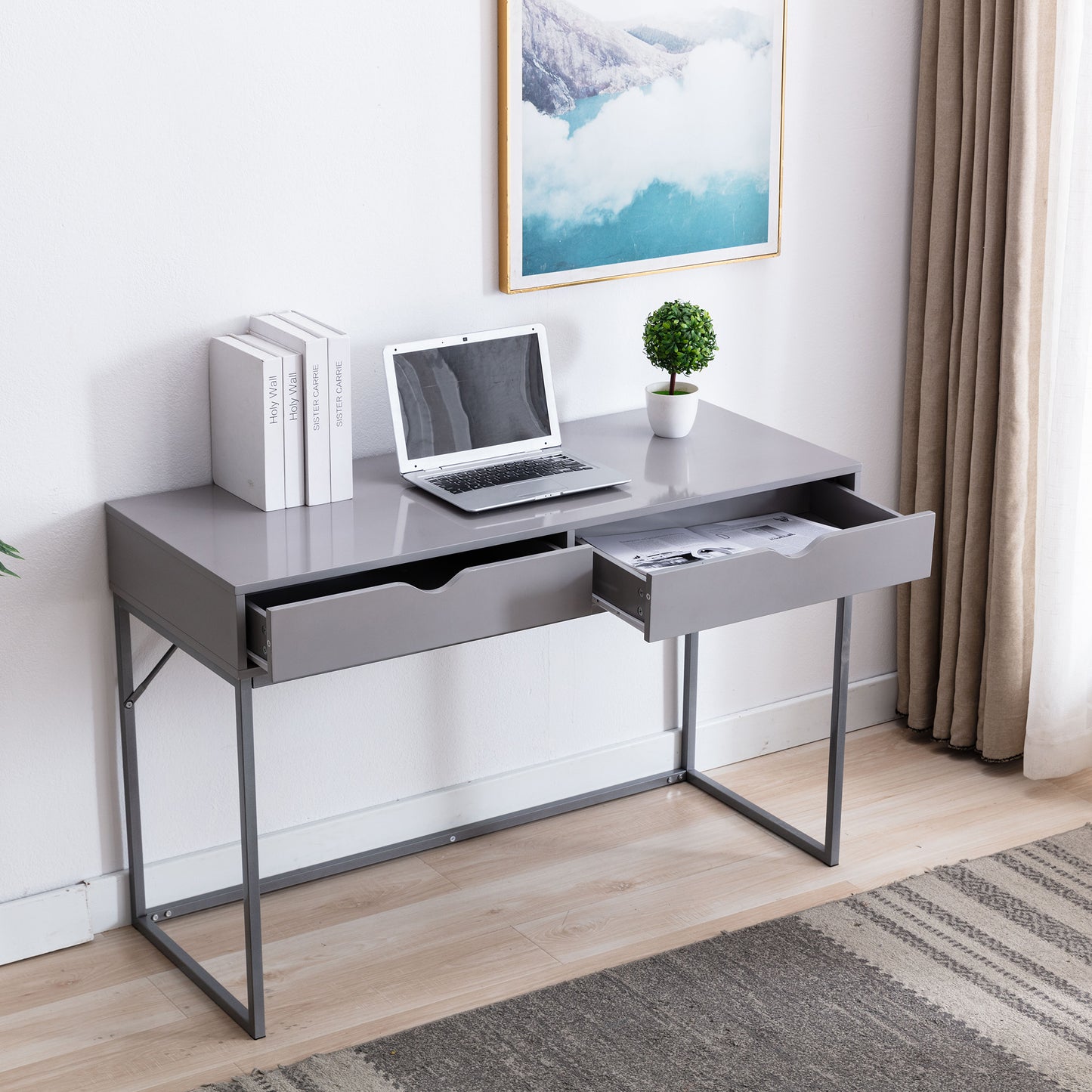 Morgan Writing Desk - Gray